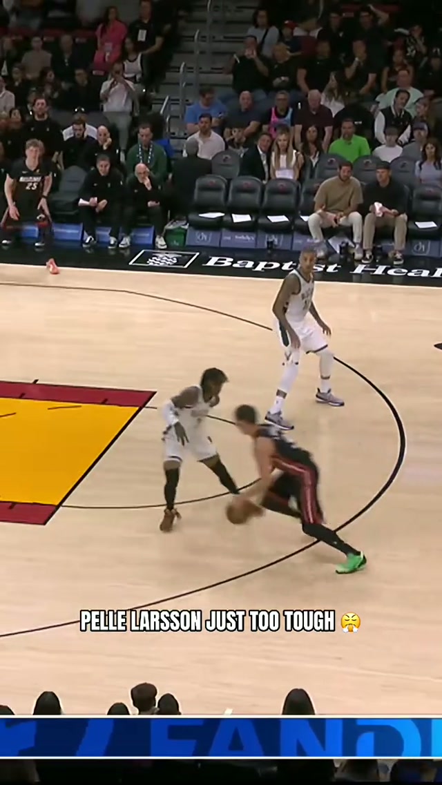 Making it look easy out there #nba #miami #pelle #sweden 