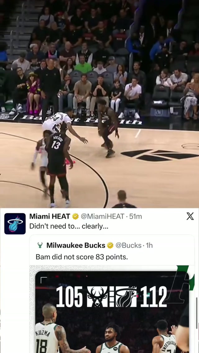 Clearly did not… #shade #viral #WINNING #DUB #bucks 