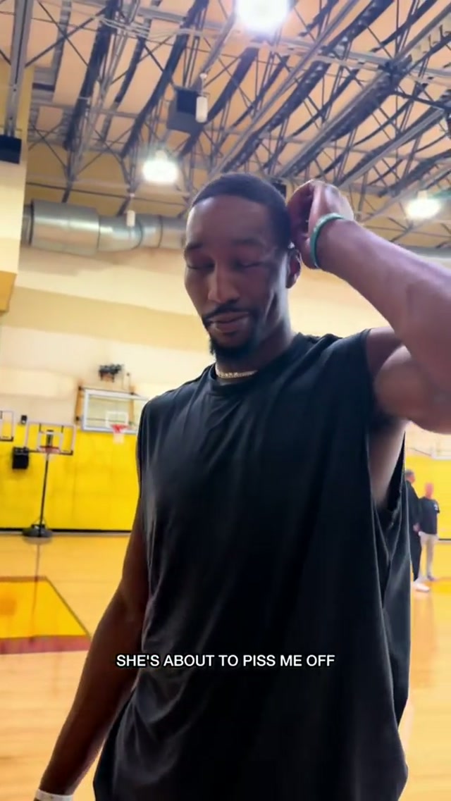 Who had the best reaction? 🤣 #nba #trend #fyp #miamiheat #basketball 