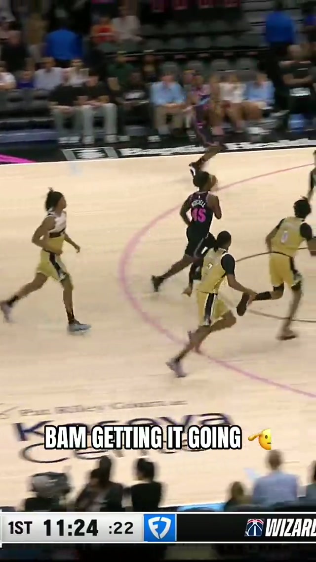 Cap letting it FLY 😮‍💨 #miami #bamadebayo #miamiheat #nba 