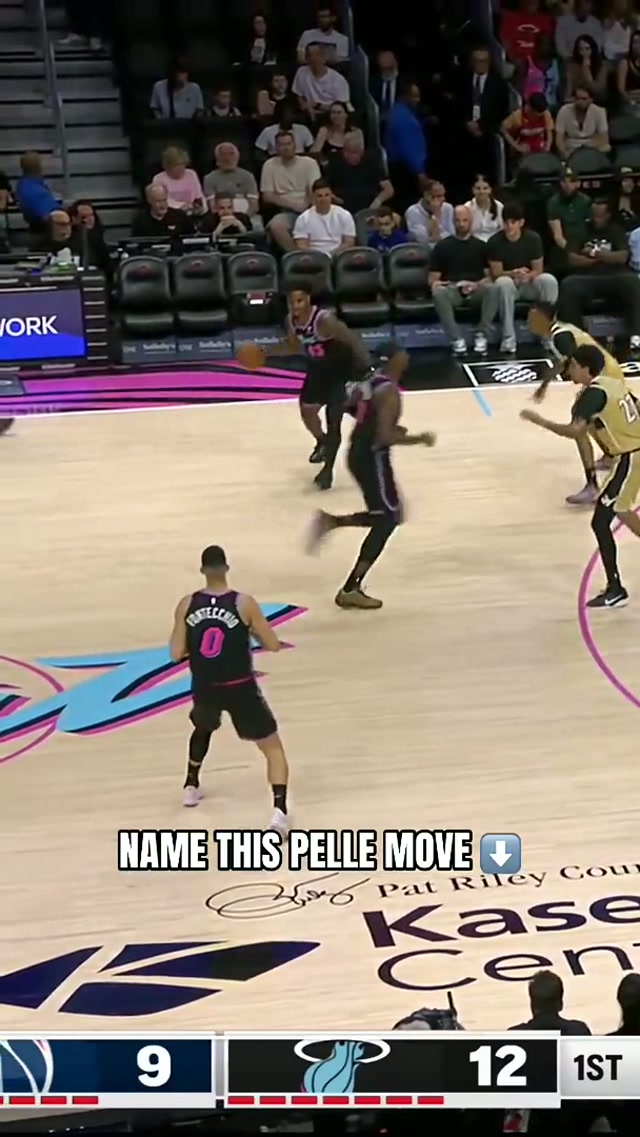 What are we calling this one HEAT fam? 😎 #pelle #pellelarsson #nba 
