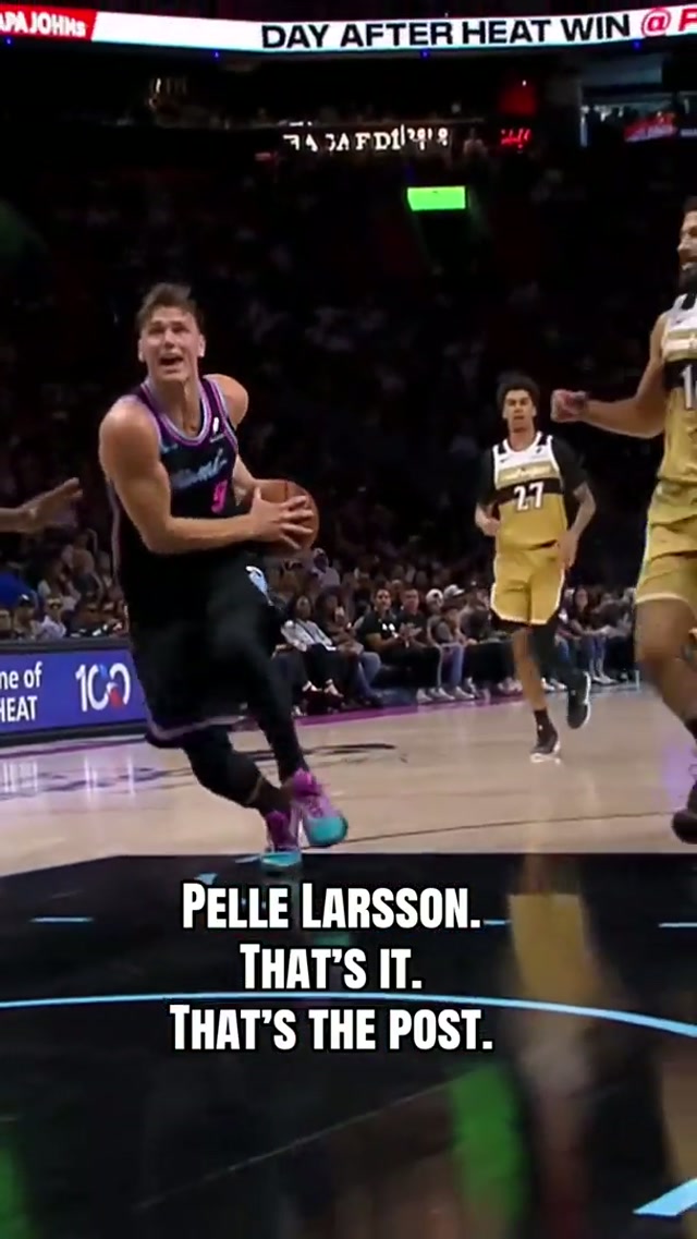HOLY LARSSON #pelle #sweden🇸🇪 #nba #basketball #miami 