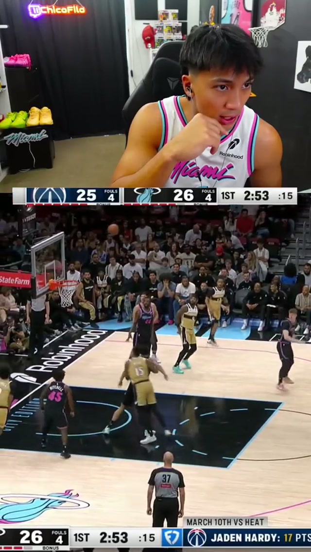Kel’el Ware was all over the glass in this HEAT WIN #miamiheat #nba #basketball #heat #viral 