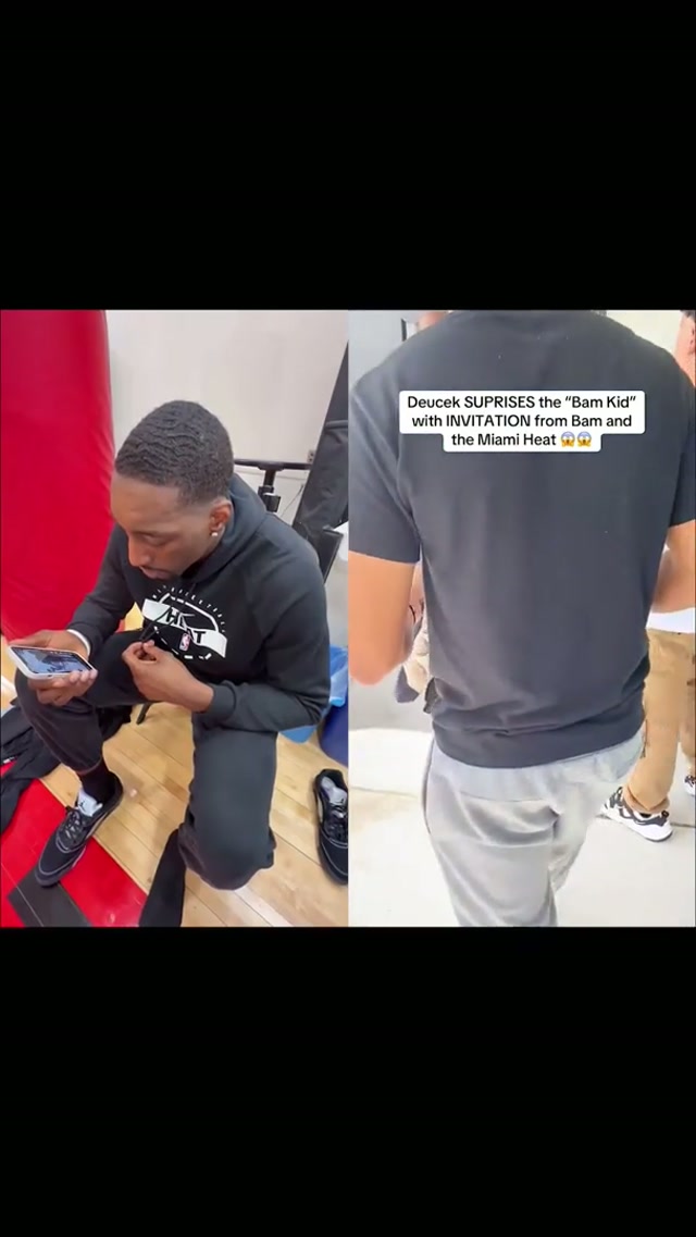 #duet with @Deucek Bam + Bam kid gonna be the greatest collab 🔥 #NBA #bamadebayo #bamkid #miami