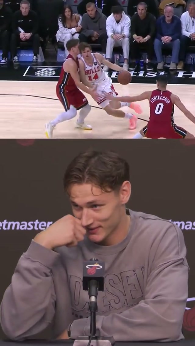 BREAKING NEWS: Pelle's working on his posture 💪 #nba #pellelarsson #fun #fyp #miamiheatbasketball #basketball #sweden #sweden🇸🇪