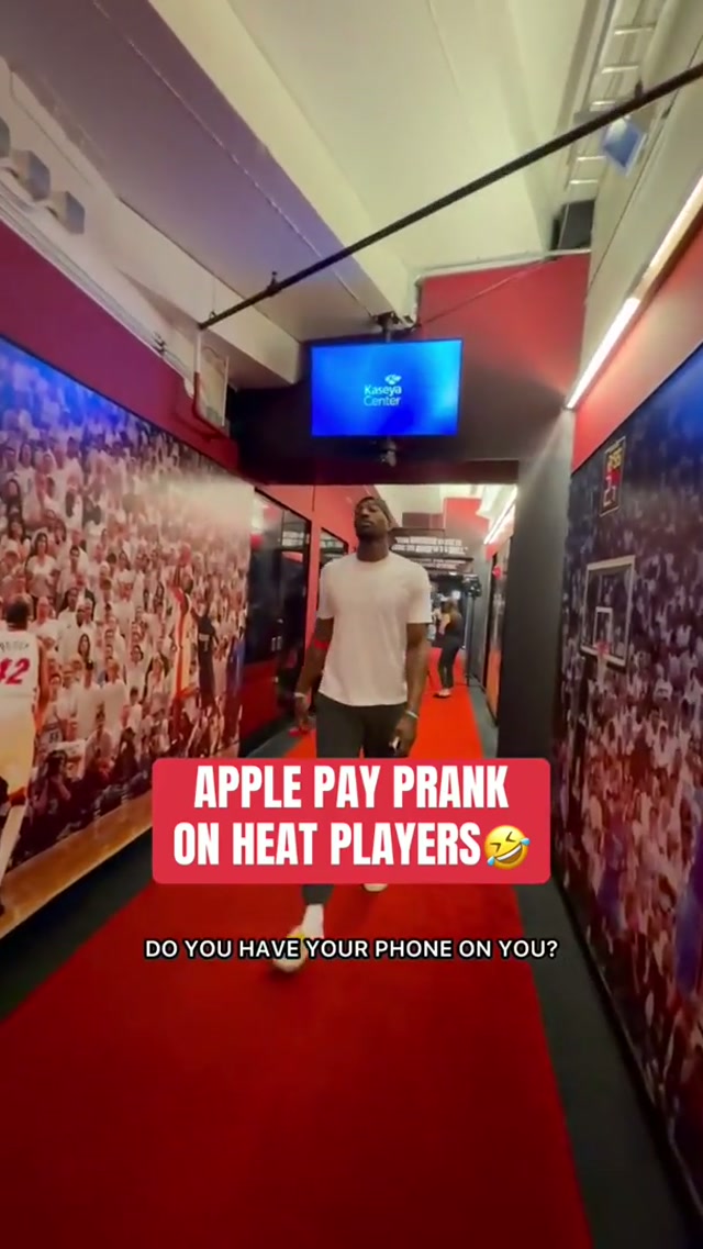 Trust in admin is very low🤣 #prank #applepay #iphone #miami #Heat 