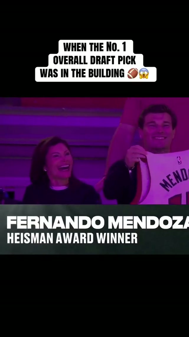 FERNANDO FREAKING MENDOZA💯 @Fernando Mendoza #miami #draft #nfl #nba #miami 
