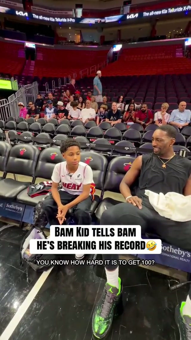 Bam’s 8th grade career high was 40😱#fan #viral #funny #prank #miami 