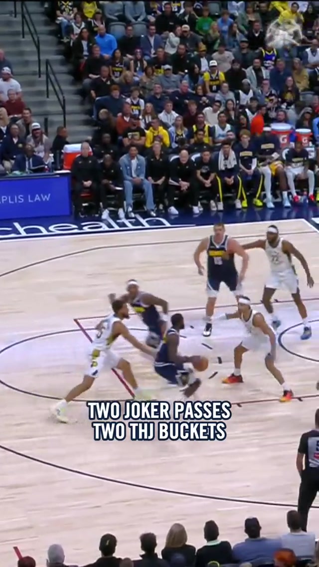 Wizardry from 🃏 #nba #basketball #denvernuggets #jokic 