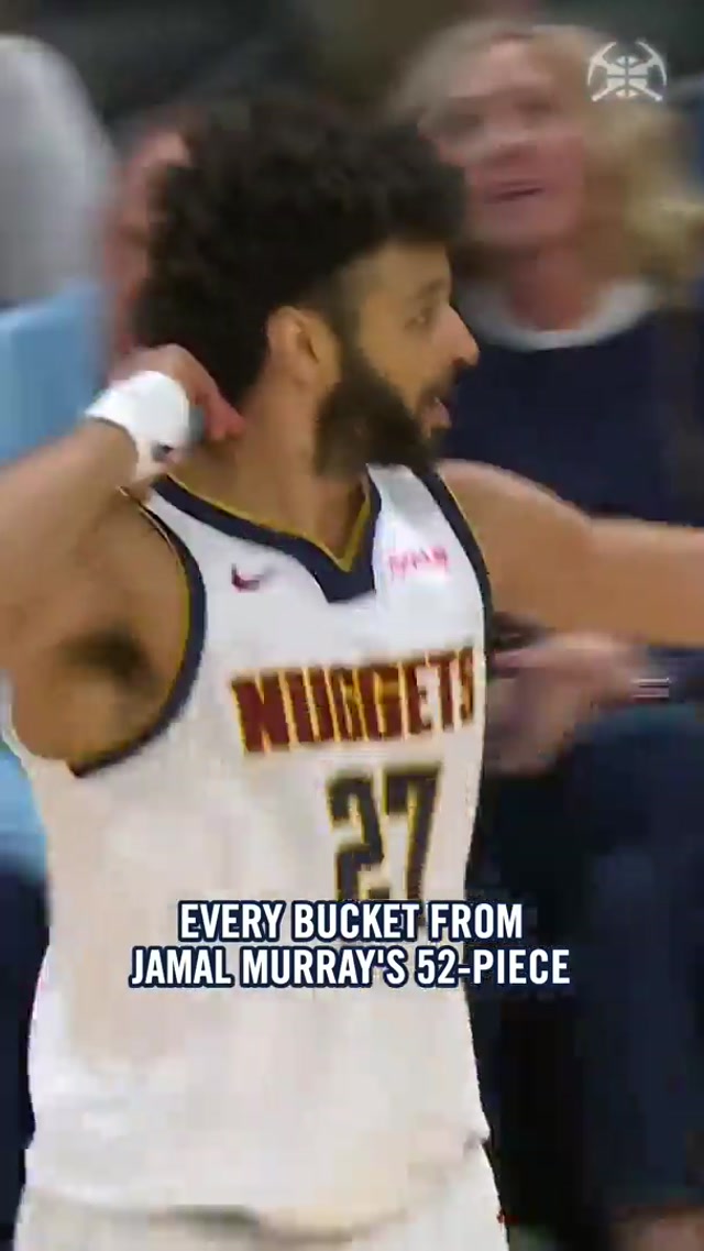 BLUE. ARROW. 🔥 #nba #basketball #denvernuggets #jamalmurray #highlights