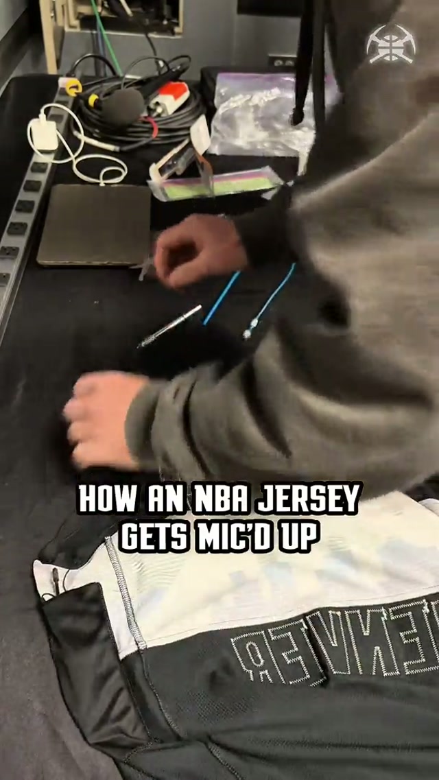 Ever wondered about this process? #nba #micdup #bts #denvernuggets 
