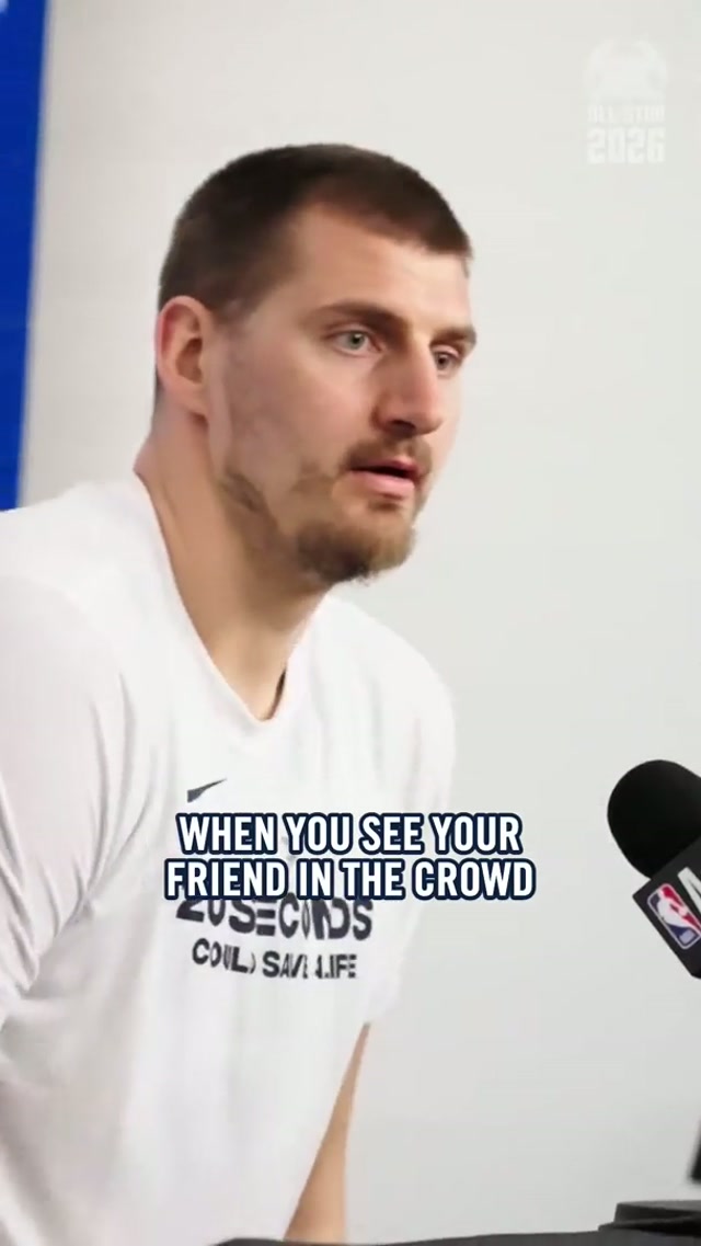 Happy Nikola 😄 #denvernuggets #nba #nikolajokic 