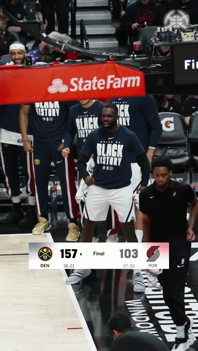 THAT’S A BIIIIIIG WIN 😏 #denvernuggets #nba