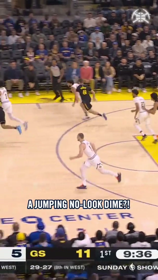 TAKING THE WIZARDRY AIRBORNE 🃏 #denvernuggets #nikolajokic #nba