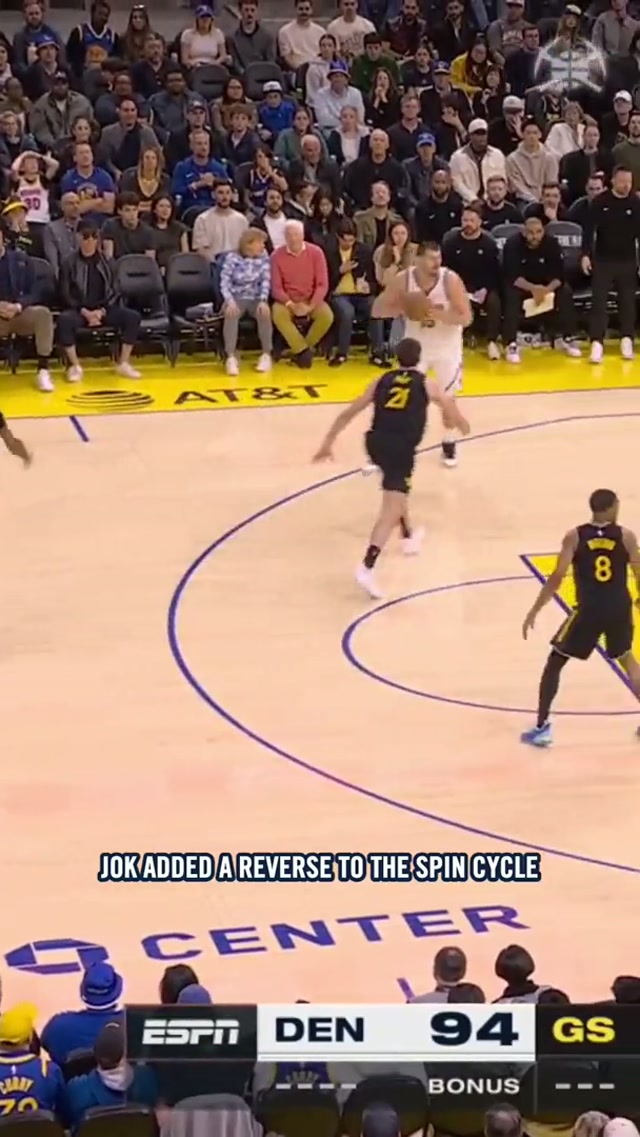 SPINNIN' 🔄 #denvernuggets #nikolajokic #nba
