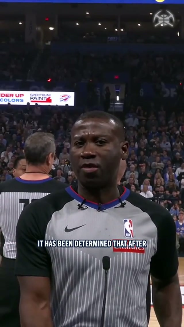 Nickname so good even the refs calling him that 😭 #denvernuggets #nikolajokic #nba