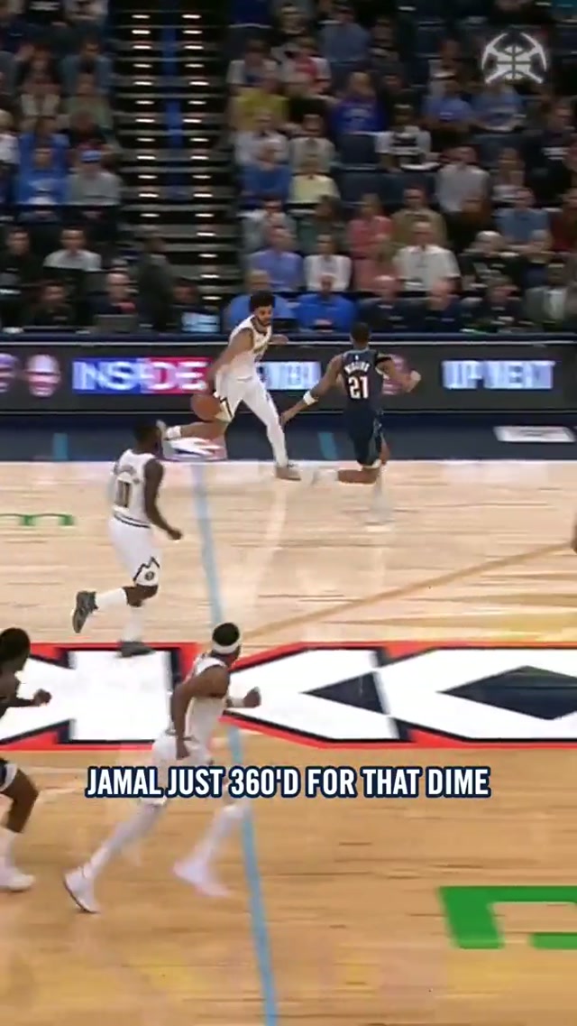 Midair accuracy 😵‍💫 #denvernuggets #nba #highlights