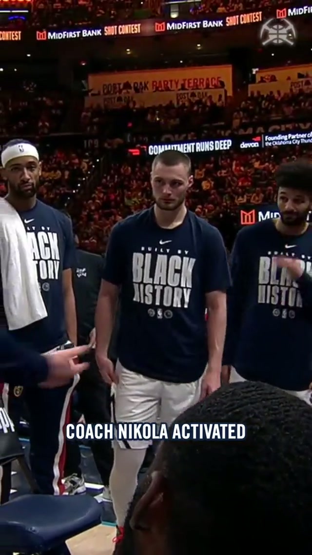 Look at that passion #denvernuggets #nba #nikolajokic