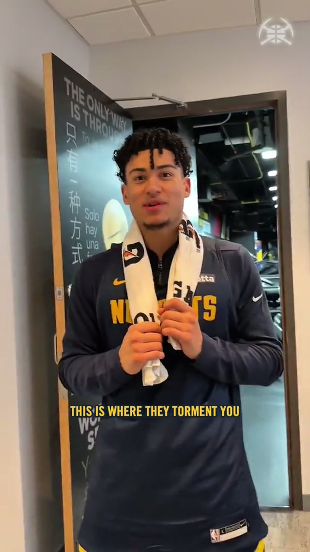 The tormenting's all in good fun... right? 🥲 #denvernuggets #nba