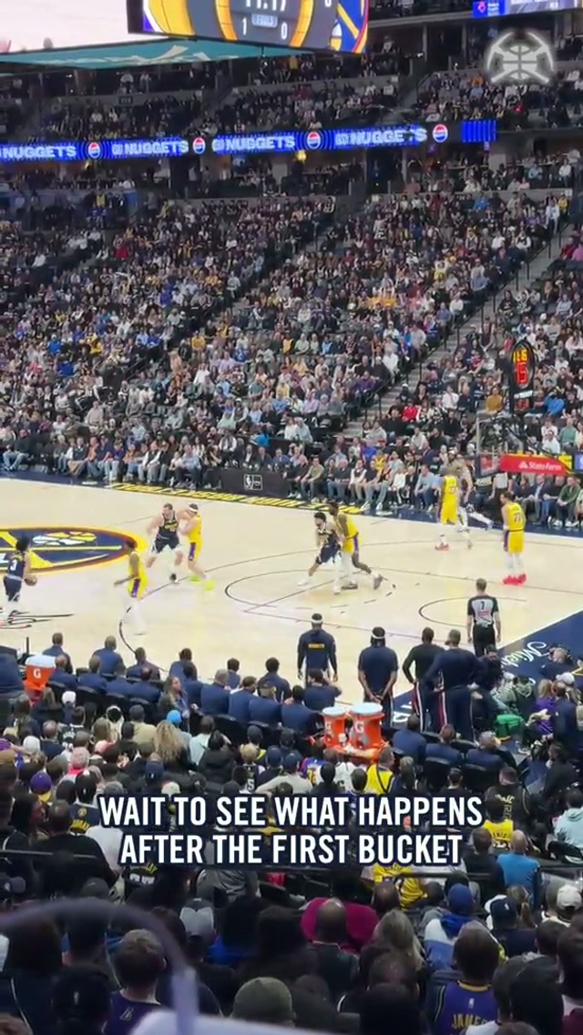 Peep the ritual 👀 #denvernuggets #nba 