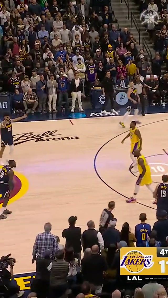 Joker doing Joker things 🃏 #denvernuggets #nba #nikolajokic