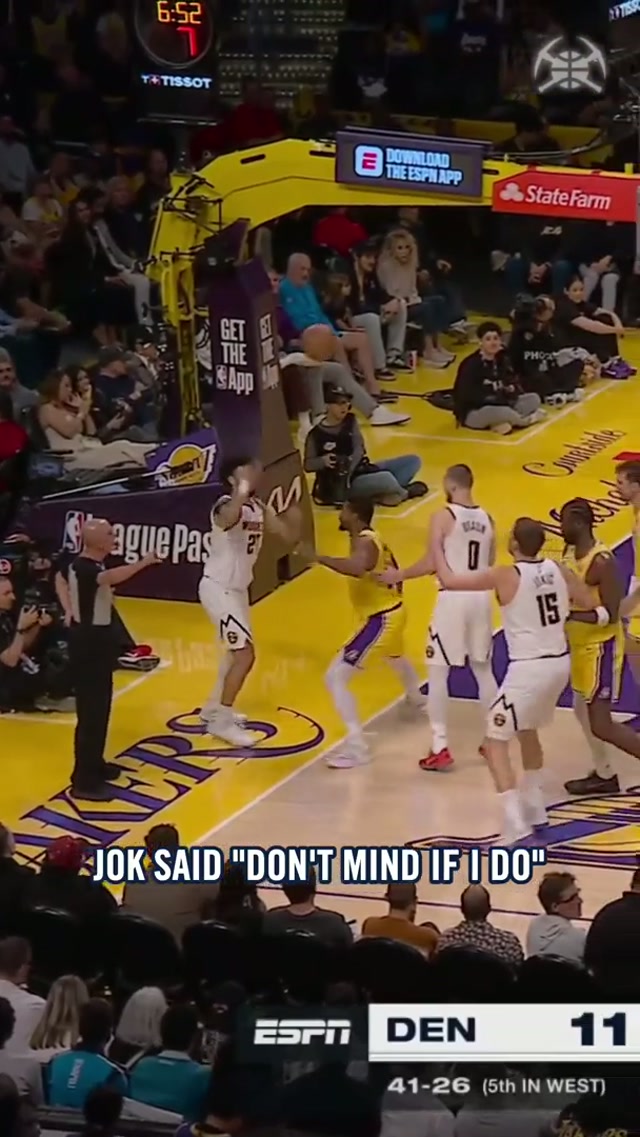 Why not 🤷‍♂️ #denvernuggets #nba #nikolajokic 