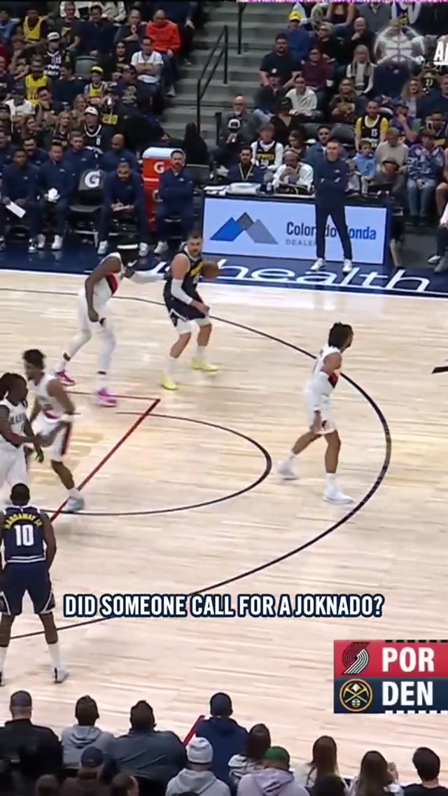 Too many moves in his toolbelt 🃏#nba #denvernuggets