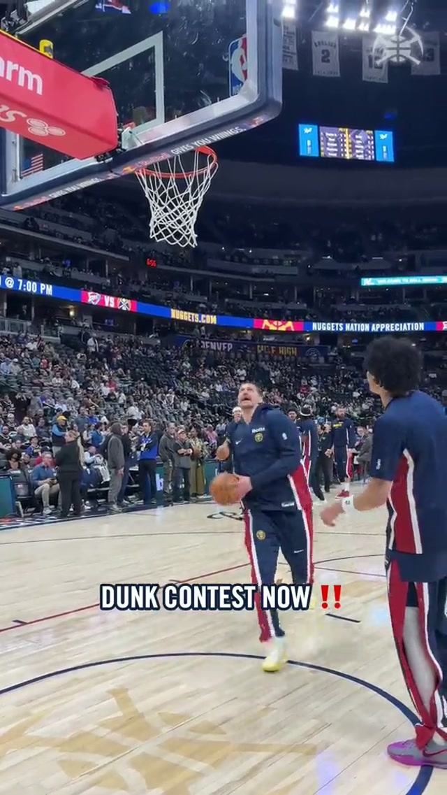 Jok been feeling bouncy lately #nba #denvernuggets