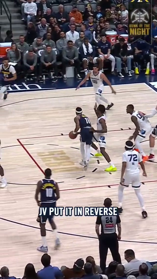 Jonas getting flashy 😳 #nba #denvernuggets