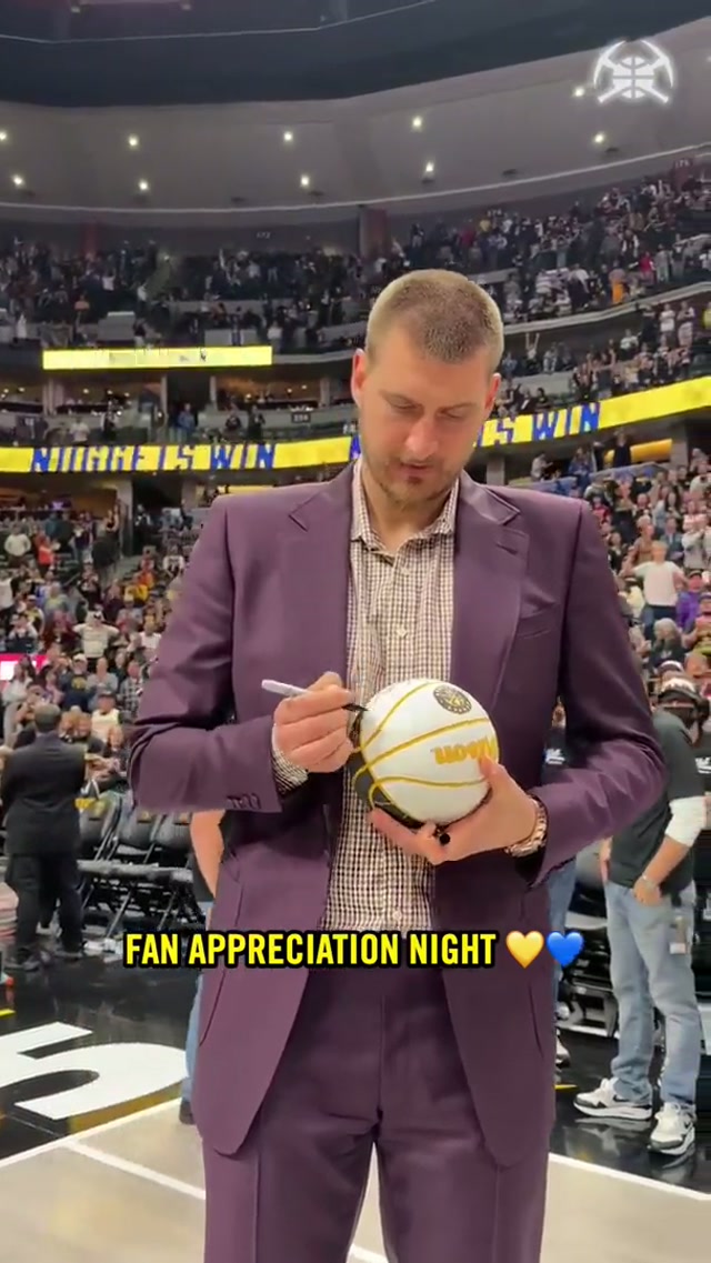 The BEST fans out there 🙂‍↕️ #nba #denvernuggets