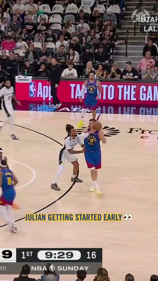 A quick 14 PTS #nba #denvernuggets