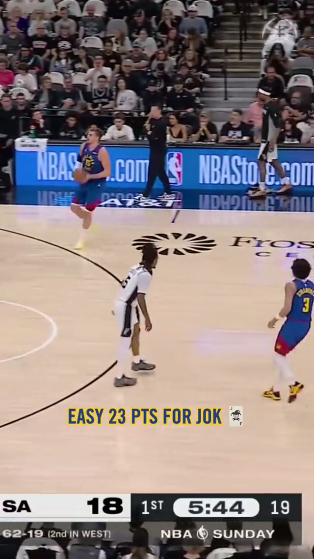 Only needed one half 😮‍💨 #nba #denvernuggets