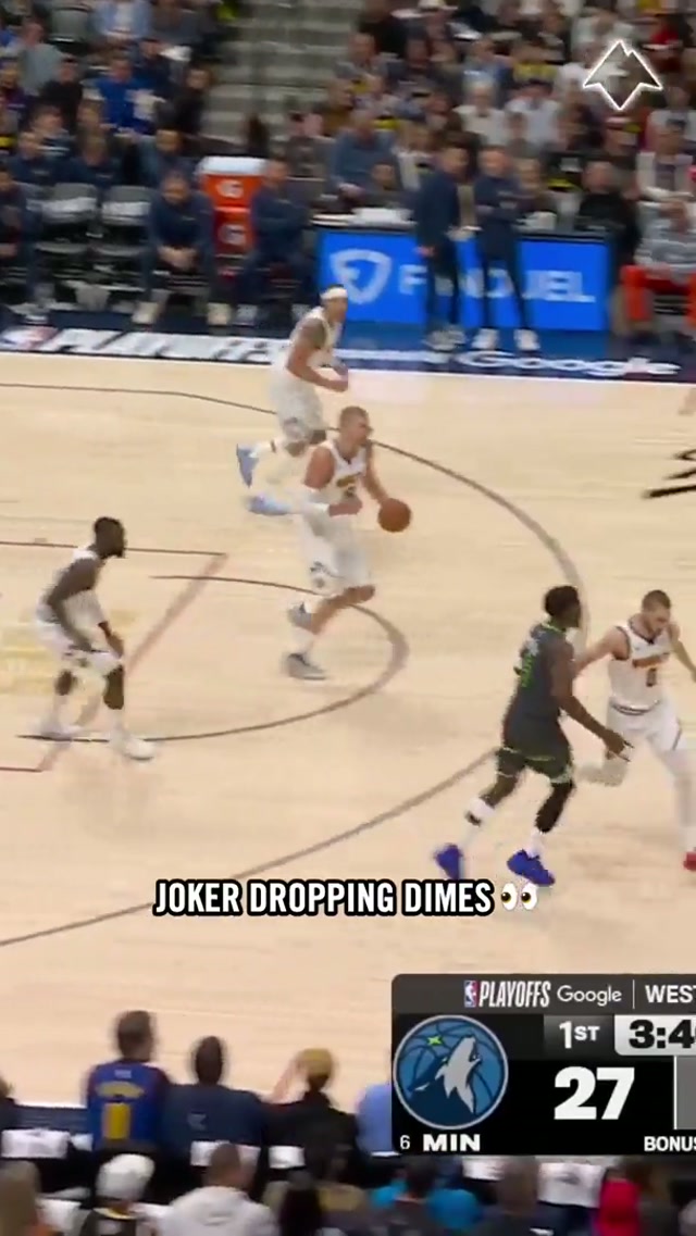 He sees it all #nba #denvernuggets
