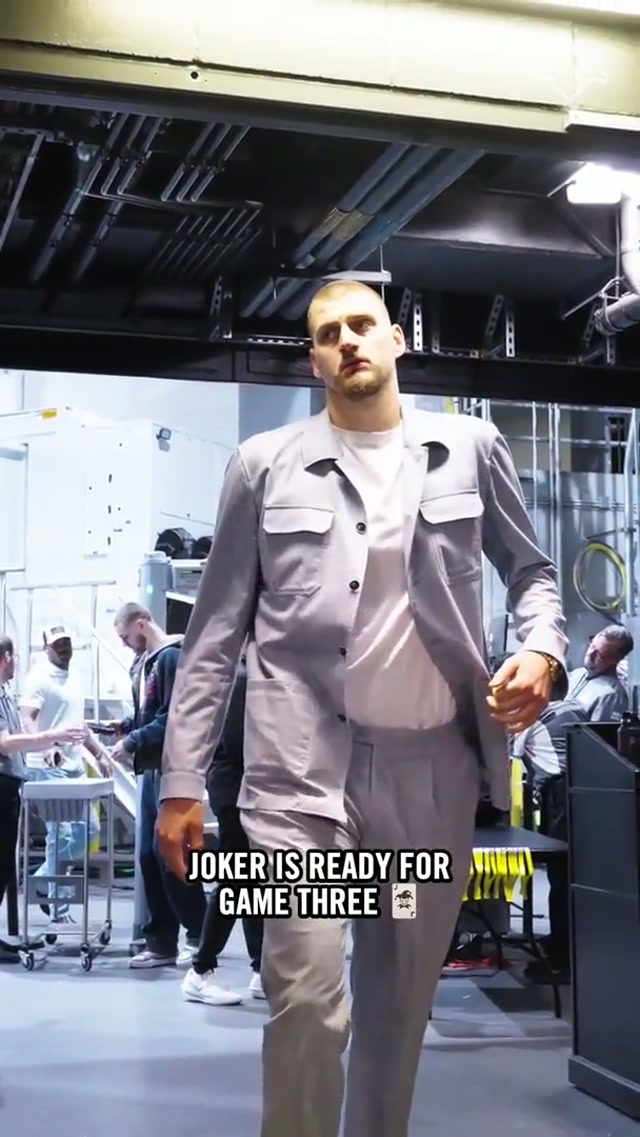 Always suited up #nba #denvernuggets