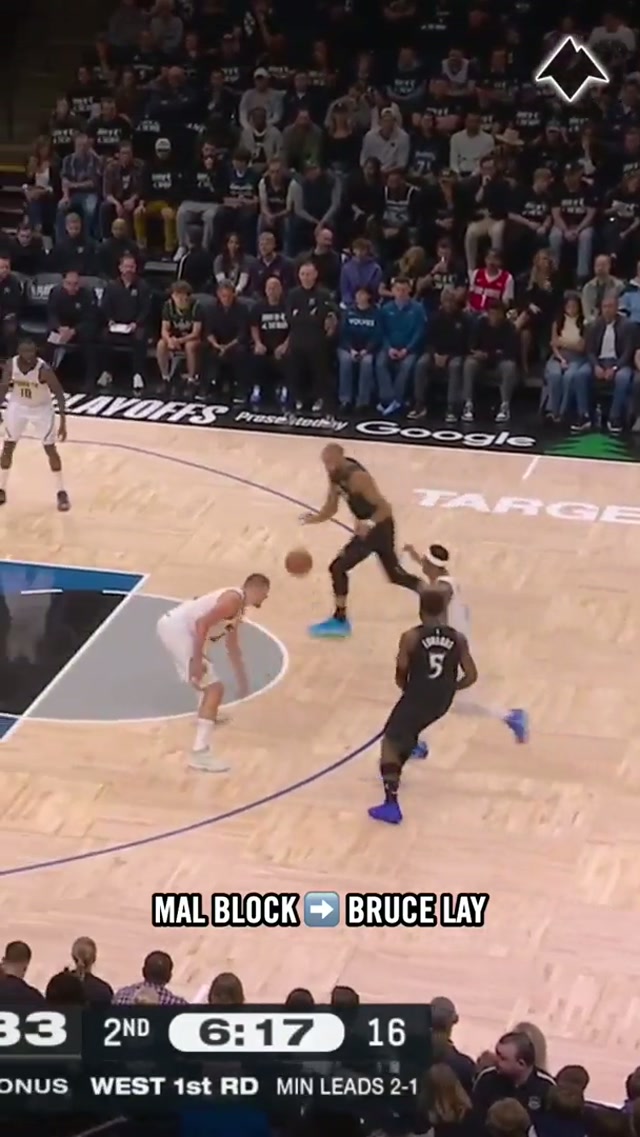 Mal meets 'em up top #nba #denvernuggets