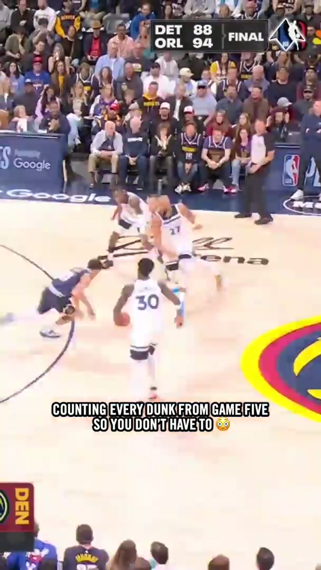 Maxed out our air time #nba #denvernuggets