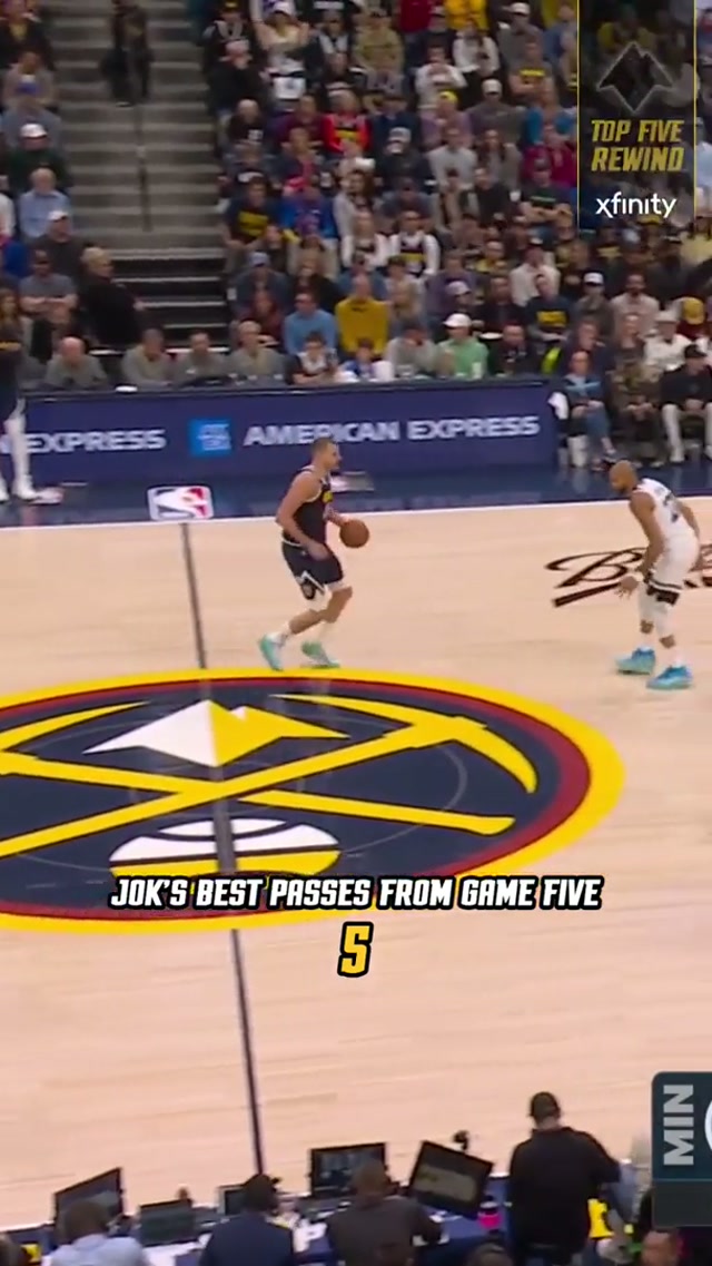 Nikola's Dimer Badge was in full effect #nba #denvernuggets