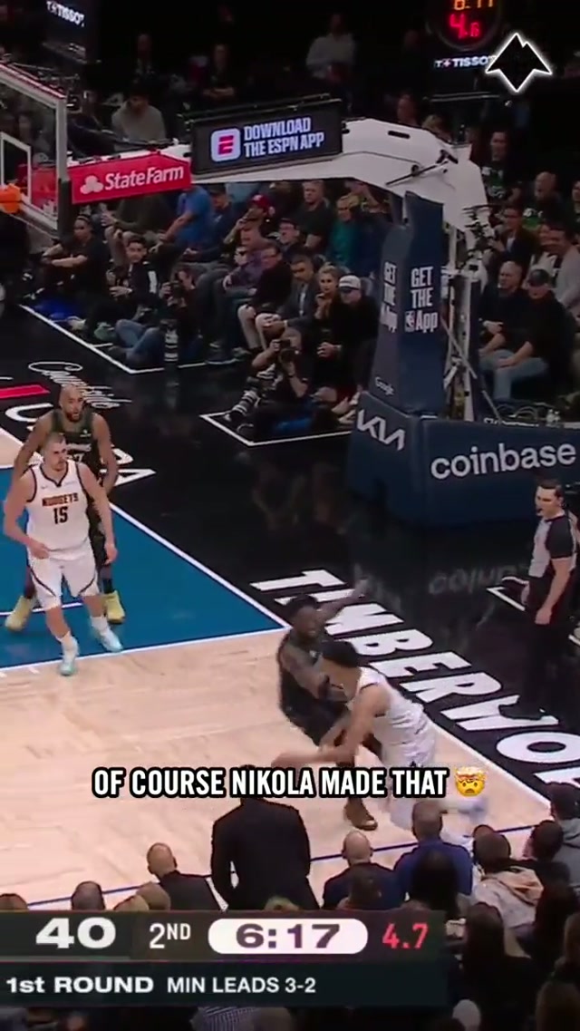 You can't guard that #nba #denvernuggets #nikolajokic