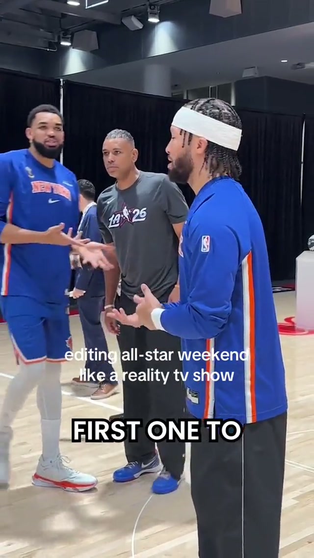 shhh our show is on 🤫 #nyknicks #realityshow #nbaallstar #editing 