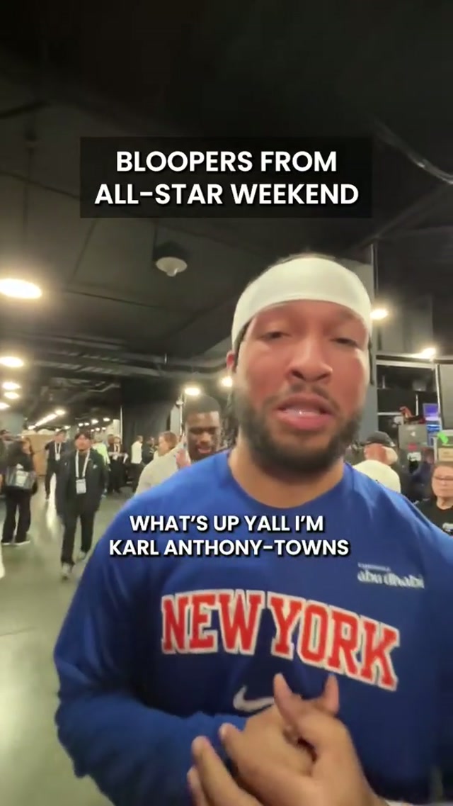 clearing out our all-star weekend camera roll 😂🤳 #nyknicks #bloopers #behindthescenes #nba 