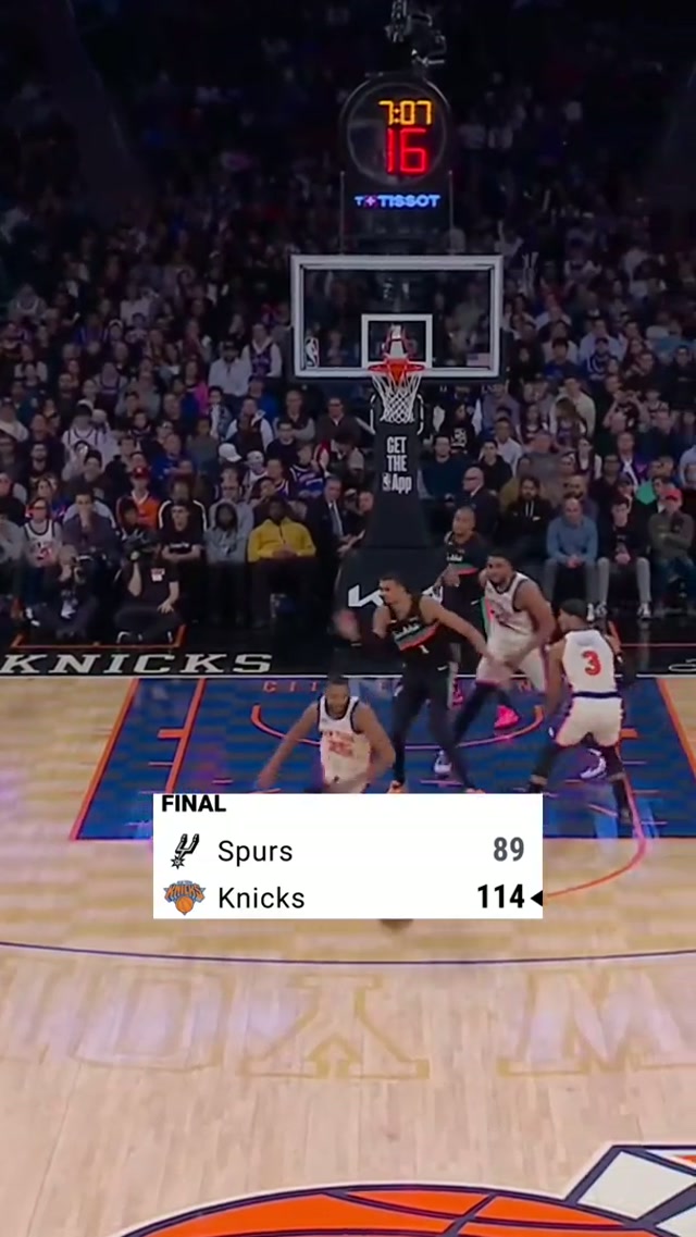 Ws IN THE CHATTTT ‼️‼️ #knickswin #nyknicks #nbahighlights 