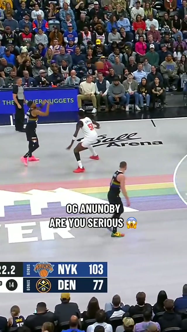 OG ANUNOBY DOING OG ANUNOBY THINGS 🔥🔥 #newyorkknicks #dunks #oganunoby #nbahighlights 