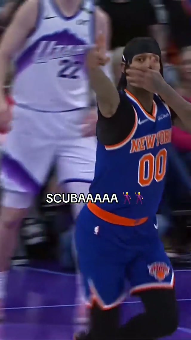 rate the celly chattt 🕺 #nyknicks #jordanclarkson #celebration 