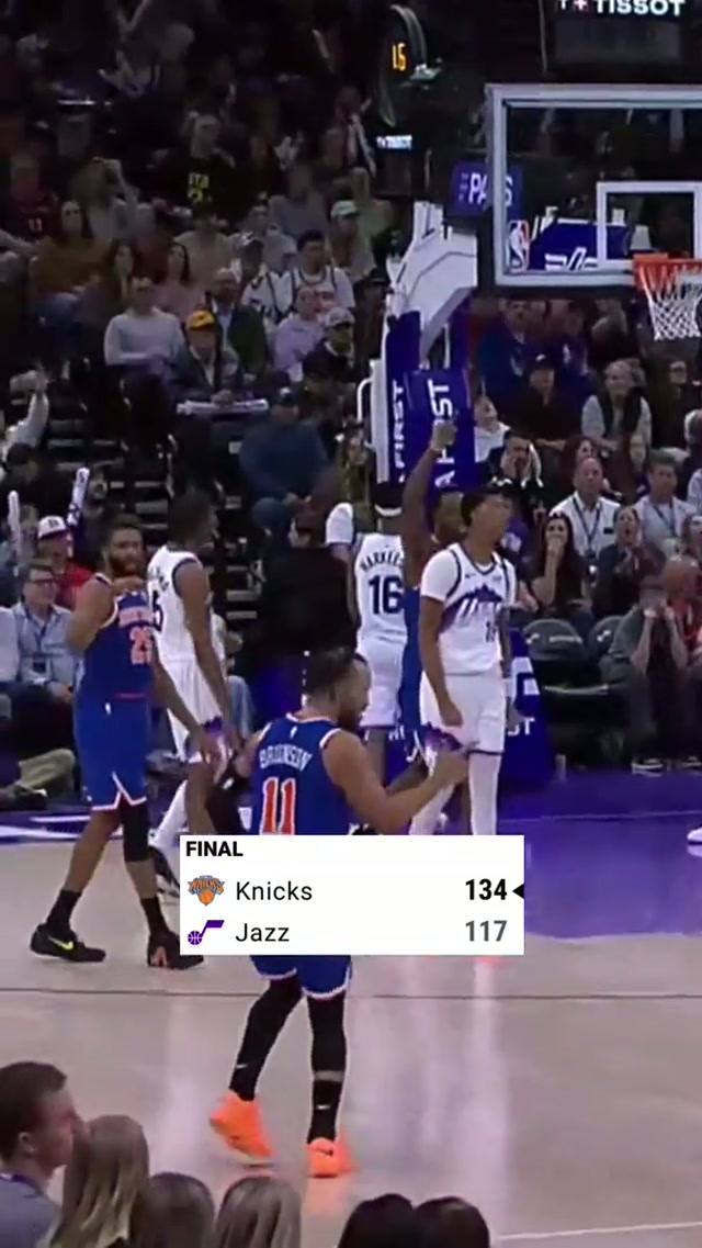 got it done on the road 😤 #newyorkknicks #knickswin #nba 