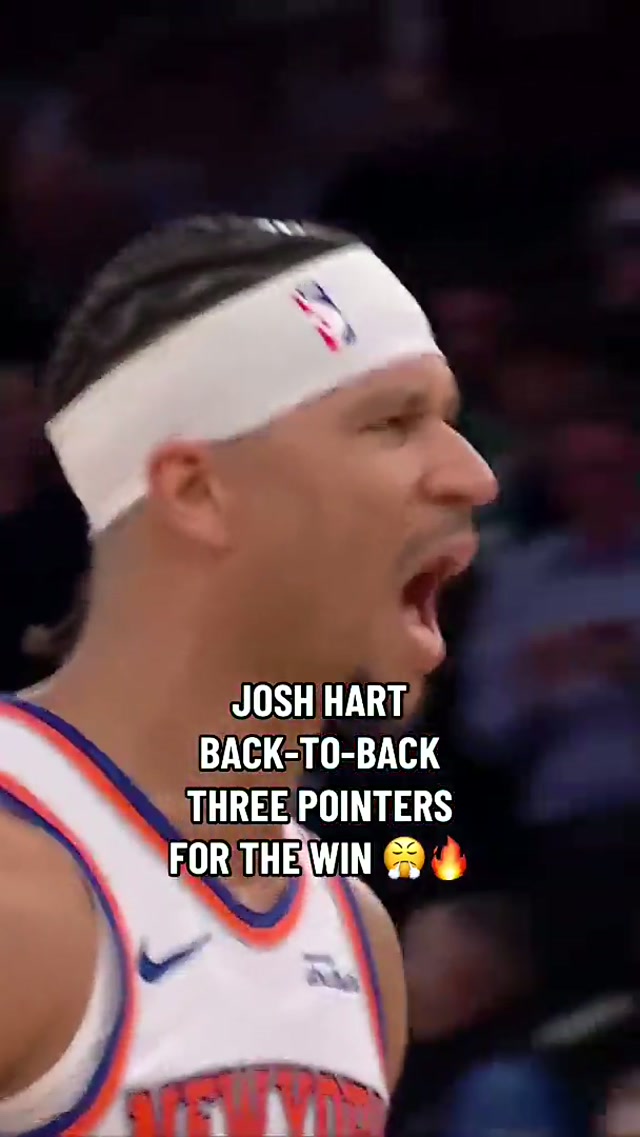 MAGIC IN THE GARDEN 🤯🤯 #nyknicks #joshhart #nbahighlights 
