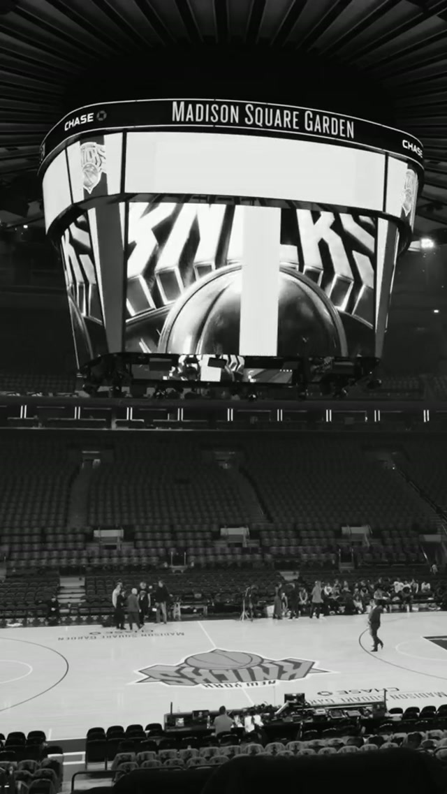 this place is special. playoffs start HERE on Saturday.

#knicks #nba #nbaplayoffs 