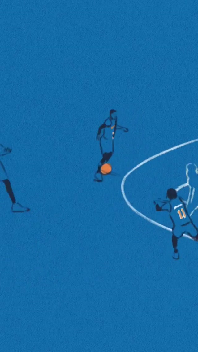 our passing has become a work of art 🖼️ 

#nba #knicks #nbaplayoffs #animation 