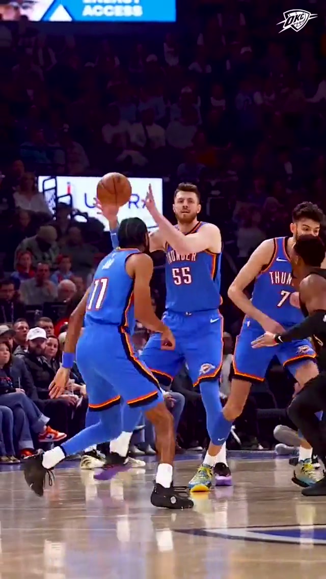 Target practice for Zai 🎯 #okcthunder 