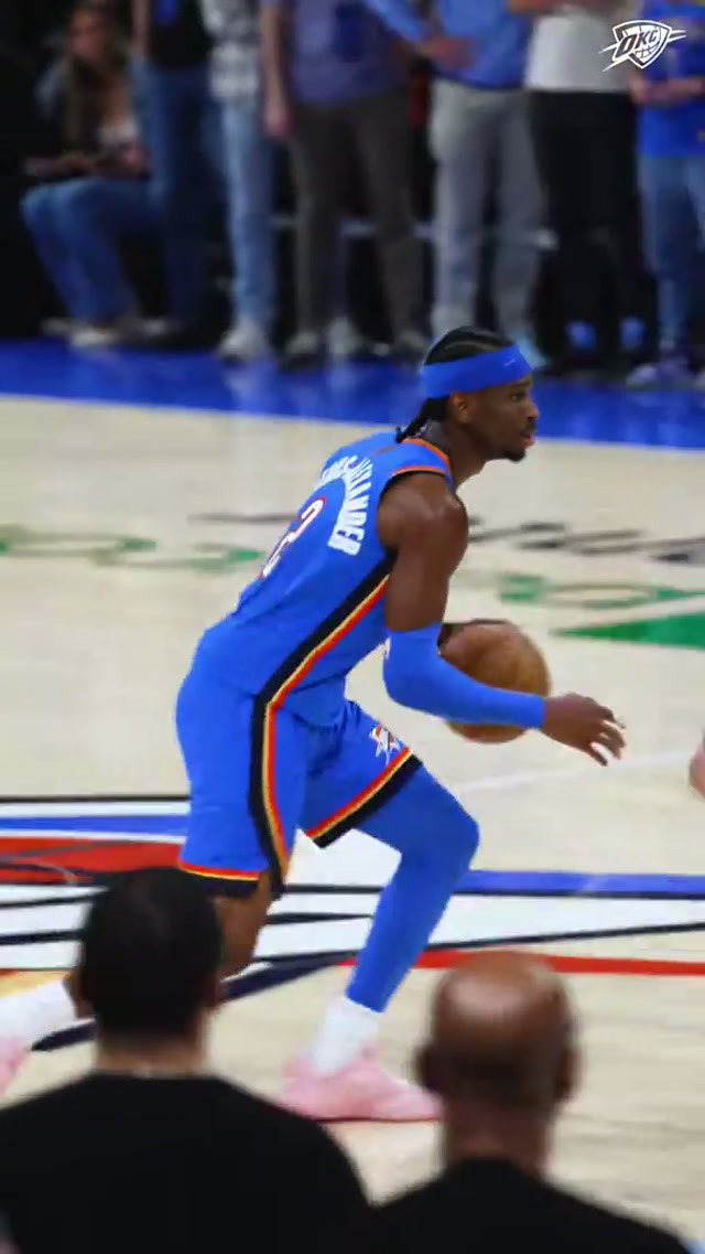 SGA. 2 CLUTCH. #okcthunder #shaigilgeousalexander