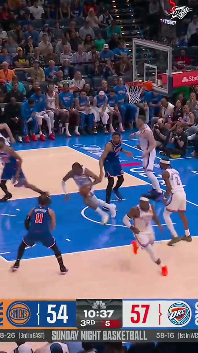 @jtelladubby's in the fast lane 🚗💨 #okcthunder #jalenwilliams